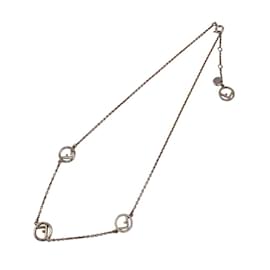 Fendi-Collier ras du cou en strass Fendi-Argenté