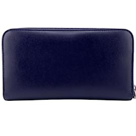 Fendi-Fendi Black Leather Long Wallet-Black