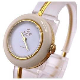 Gucci-Gucci Change Bezel Ladies Watch-Golden