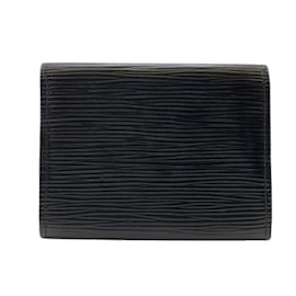 Louis Vuitton-Louis Vuitton Brown Leather Business Card Case-Brown