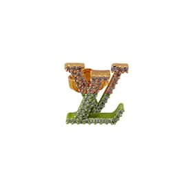 Louis Vuitton-Boucles d'oreilles en or Louis Vuitton-Doré