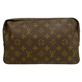 Louis Vuitton-Louis Vuitton Monogram Clutch Bag-Brown