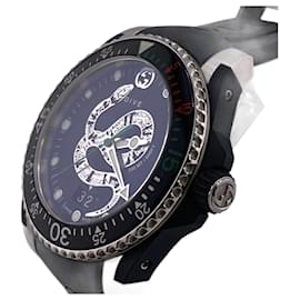 Gucci-Gucci Dive 136.3 Snake Black Dial Watch-Other