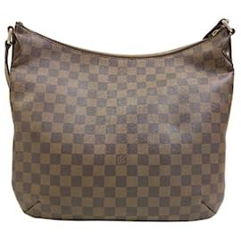 Louis Vuitton-Sac à épaule Louis Vuitton Damier Bloomsbury GM-Marron