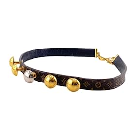 Louis Vuitton-Collier d'étude Louis Vuitton M63159-Marron,Noir