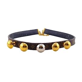 Louis Vuitton-Louis Vuitton M63159 Study Choker-Brown,Black