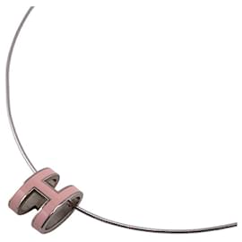 Hermès-Collier Hermes Pop H en rose-Rose