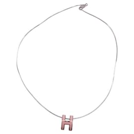 Hermès-Collier Hermes Pop H en rose-Rose