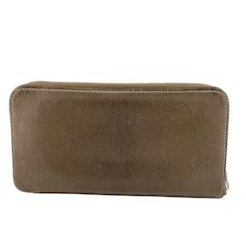 Hermès-Hermes Azap Long Wallet in Etoupe Gray-Taupe