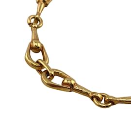 Céline-Celine Long Necklace Chain Triomphe High Gold Unisex-Golden