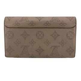 Louis Vuitton-Portefeuille Long Mahina Louis Vuitton-Beige