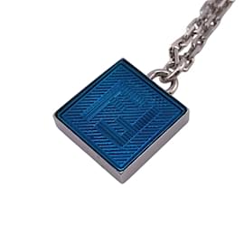 Fendi-Fendi Shadow FF Necklace-Blue
