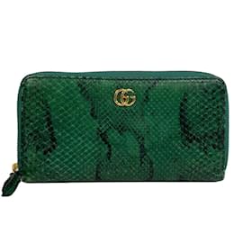 Gucci-Gucci Green Long Wallet-Green