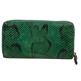 Gucci-Gucci Green Long Wallet-Green