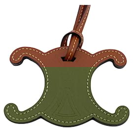Céline-Celine Triomphe Charm Bag Horse Rodeo Brown-Brown