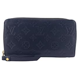 Louis Vuitton-Portefeuille Long Monogram Empreinte Louis Vuitton-Noir