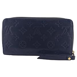 Louis Vuitton-Louis Vuitton Monogram Empreinte Long Wallet-Black