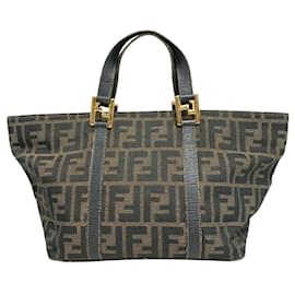 Fendi-Fendi Zucca High Handbag for Women-Khaki