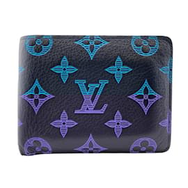 Louis Vuitton-Louis Vuitton Bi-Fold Wallet-Blue,Navy blue