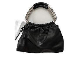 Prada Bolsa com alça de metal Preto
