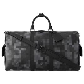 Louis Vuitton LV keepall damouflage novo Cinza