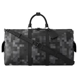 Louis Vuitton-LV keepall damouflage new-Grey