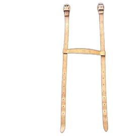 Louis Vuitton-Plaid straps-Camel