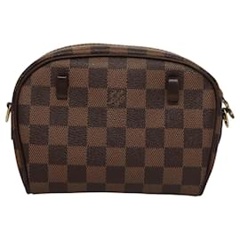 Louis Vuitton-LOUIS VUITTON Pochette Ipanema en Damier Ebene Sac à bandoulière LV Auth ep8604-Autre