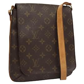 Louis Vuitton-LOUIS VUITTON Monogram Musette Salsa Sac à bandoulière court M51258 LV Auth 117901-Monogramme