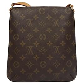 Louis Vuitton-LOUIS VUITTON Monogram Musette Salsa Sac à bandoulière court M51258 LV Auth 117901-Monogramme
