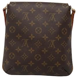 Louis Vuitton-LOUIS VUITTON Monogram Musette Salsa Sac à bandoulière court M51258 LV Auth 118098-Monogramme