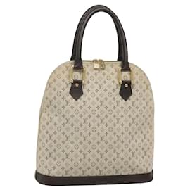 Louis Vuitton-LOUIS VUITTON Monogram Mini Alma Haut Sac à Main Khaki M92203 LV Auth ep8601-Kaki