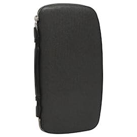 Louis Vuitton-LOUIS VUITTON Taiga Organizer Atoll Travel Case Ardoise M30652 LV Auth 117271-Grey