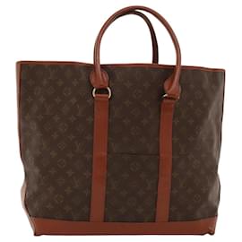 Louis Vuitton-LOUIS VUITTON Sac Weekend GM Monogram M42420 LV Auth 117806-Monogramme