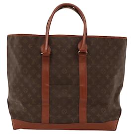 Louis Vuitton-LOUIS VUITTON Sac Weekend GM Monogram M42420 LV Auth 117806-Monogramme