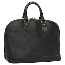 Louis Vuitton-LOUIS VUITTON Sac à main Epi Alma Noir M52142 LV Auth yk17797-Noir