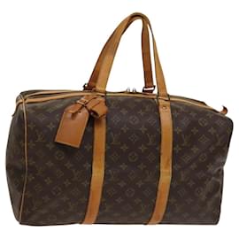 Louis Vuitton-LOUIS VUITTON Monogram Sac Souple 45 Boston Bag M41624 LV Auth 117871-Monogramme