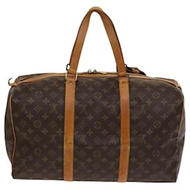 Louis Vuitton-LOUIS VUITTON Monogram Sac Souple 45 Boston Bag M41624 LV Auth 117871-Monogramme