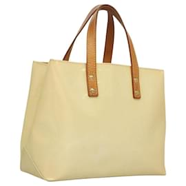 Louis Vuitton-LOUIS VUITTON Monogram Vernis Reade PM Sac à main Perle M91336 LV Auth 117705-Autre