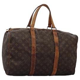Louis Vuitton-LOUIS VUITTON Monogram Sac Souple 45 Boston Bag M41624 LV Auth bs24351-Monogramme