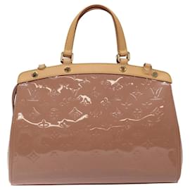 Louis Vuitton-LOUIS VUITTON Sac Blair MM Monogram Vernis 2Way Rose Velours M91588 Auth 116471A-Rose