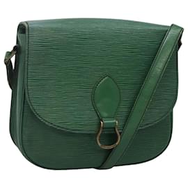 Louis Vuitton-LOUIS VUITTON Epi Saint Cloud GM Sac à épaule Vert M52194 LV Auth BA1218-Vert