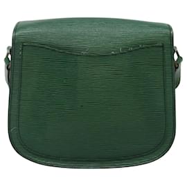 Louis Vuitton-LOUIS VUITTON Epi Saint Cloud GM Sac à épaule Vert M52194 LV Auth BA1218-Vert