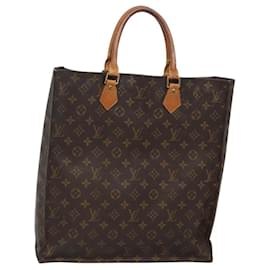 Louis Vuitton-LOUIS VUITTON Sac Plat Monogram Sac à Main M51140 LV Auth 117337-Monogramme
