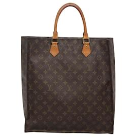 Louis Vuitton-LOUIS VUITTON Sac Plat Monogram Sac à Main M51140 LV Auth 117337-Monogramme