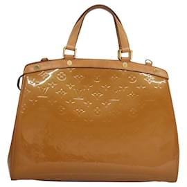 Louis Vuitton-LOUIS VUITTON Monogram Vernis Blair GM Sac à main Rose Velur M91797 LV Auth 117696-Autre
