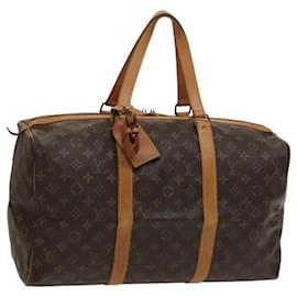 Louis Vuitton-LOUIS VUITTON Monogram Sac Souple 45 Boston Bag M41624 LV Auth 118038-Monogramme