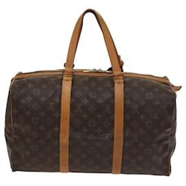 Louis Vuitton-LOUIS VUITTON Monogram Sac Souple 45 Boston Bag M41624 LV Auth 118038-Monogramme