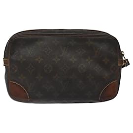 Louis Vuitton-LOUIS VUITTON Monogram Marly Dragonne GM Pochette M51825 LV Auth 116549-Monogramme
