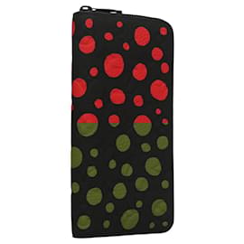 Louis Vuitton-LOUIS VUITTON Empreinte Infinity Dots Portefeuille Zippy Vertical M81904 Auth BA1046SM-Rouge